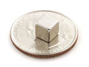 Neodymový magnet kostka 6,35 mm