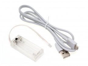 Držák baterií + USB kabel pro micro:bit