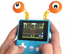 Retro Arcade herní konzole pro výuku programování s očima - hra