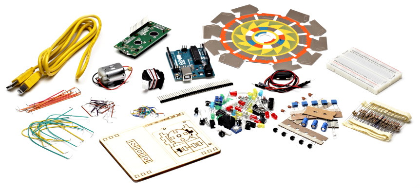 Arduino Starter Kit součásti