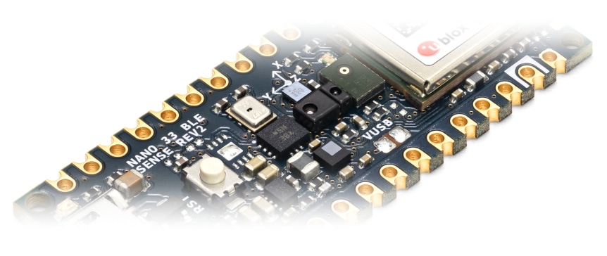 Arduino Nano 33 BLE Sense Rev2 snímače