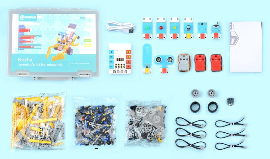 NEZHA Inventor's Kit pro mladé vynálezce - součásti