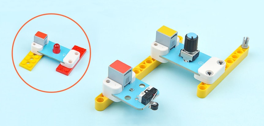 NEZHA rozšiřující modul pro microbit kompatibilní s LEGO® stavění 