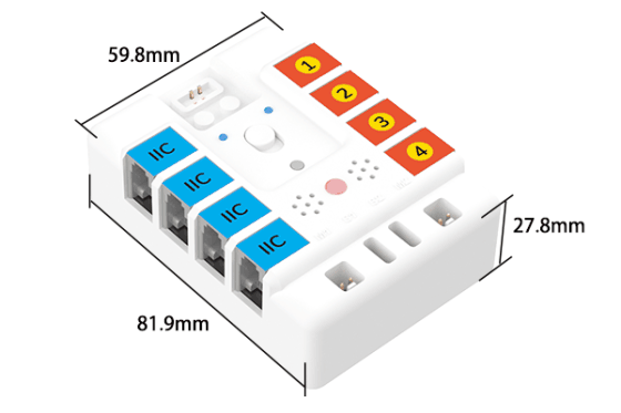NEZHA-A řídící modul kompatibilní s Arduino a LEGO