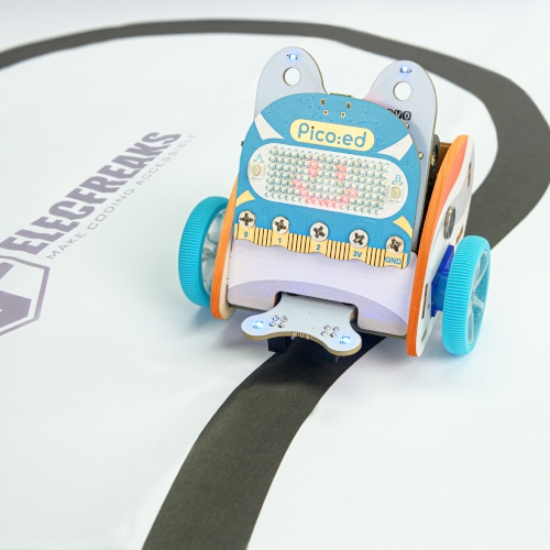 Pico:ed Ring:bit V2 - výukový robot pro děti - snímač čáry