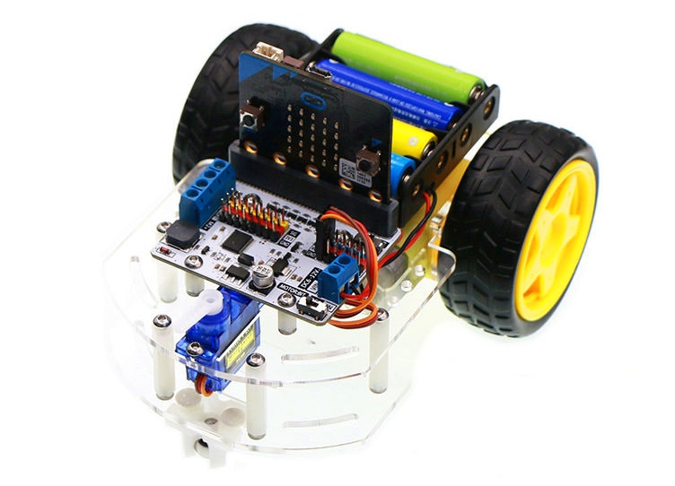 Podvozek pro chytrého micro:bit robota příklad