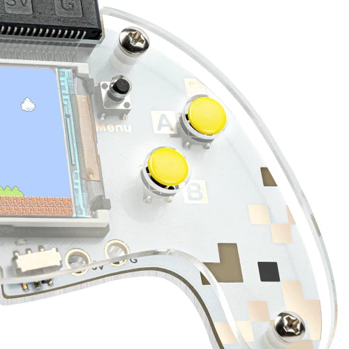 Microbit Retro Arcade Gamepad herní konzole - akrylový kryt
