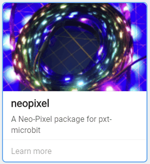 Programování microbit - rozšíření NeoPixel