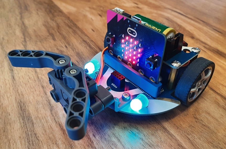 Robotické chapadlo pro Cutebot kompatibilní s LEGO® chňapadlo