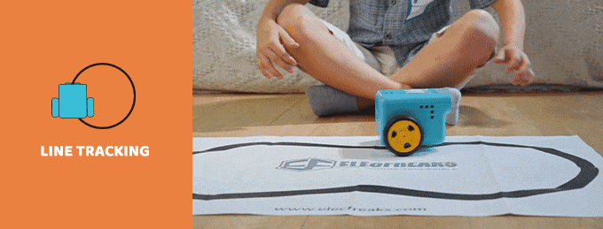 TPBot - programovatelný jezdící robůtek pro děti (bez micro:bit) - herní mód