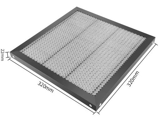 Voštinová deska pro řezání a gravírování + hliníková podložka 32x32 cm rozměry