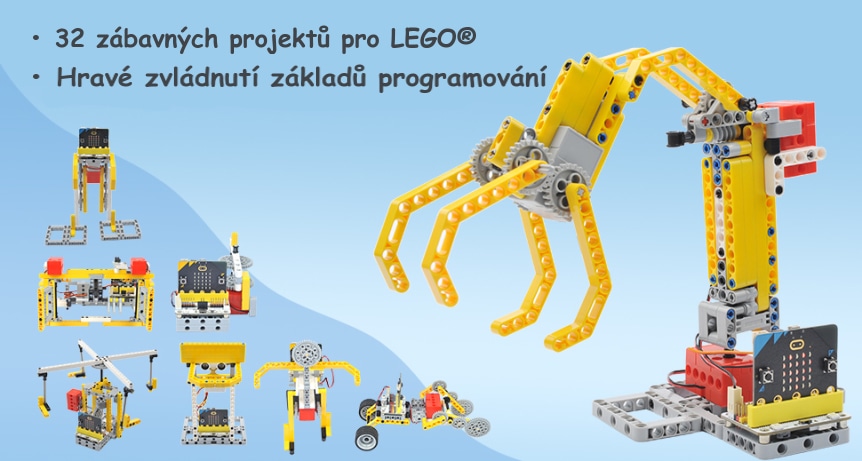 Wonder Building Kit - stavebnice robotů s Wukong 32v1 pro LEGO® (bez micro:bit) vlastnosti