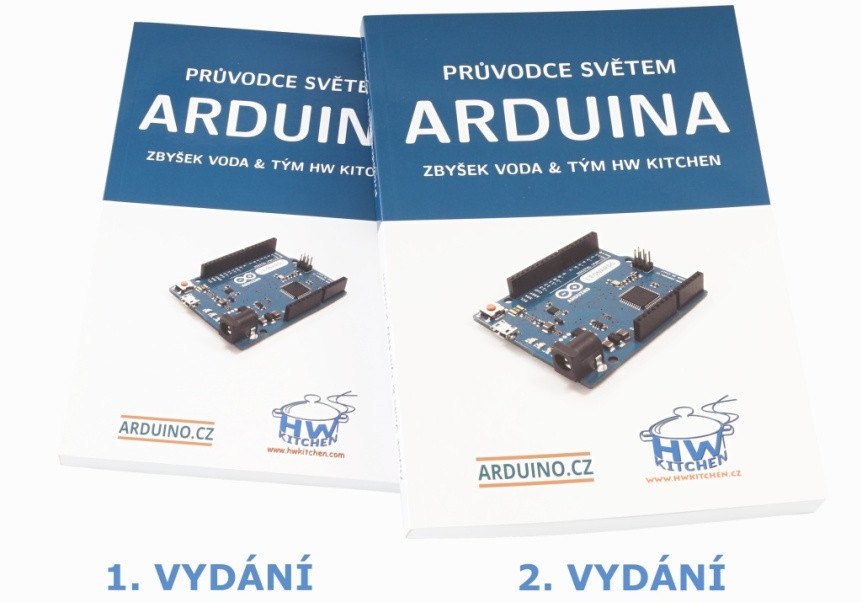 Průvodce světem Arduina 2. vydání - porovnání s 1. vydáním