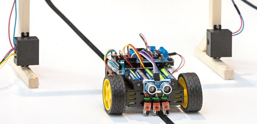 Arduino robot na startu