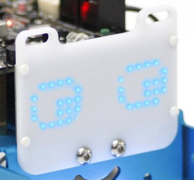 LED matice 8x16 pro robota mBot - akrylové sklíčko