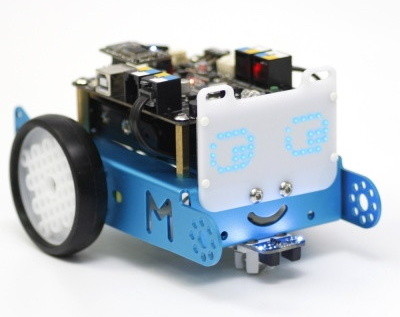 LED matice 8x16 pro robota mBot nasazená
