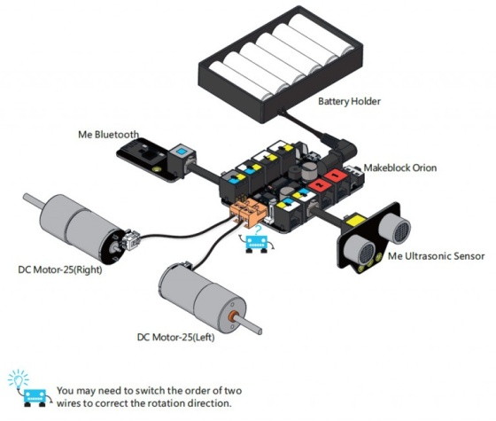 Starter Robot Kit - Bluetooth - propojování součástí
