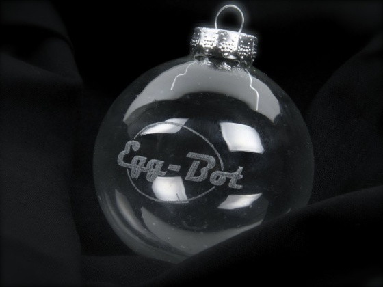 Rytí ornamentu do čirého skla - EggBot diamantový rytec (pájecí kit)