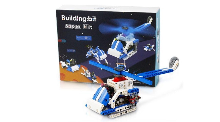 Building:bit Super kit stavebnice robotů 16v1 vrtulník