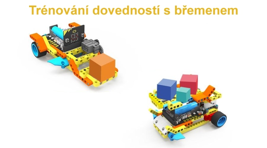 Programovatelné vozítko Running:bit kompatibilní s LEGO® předměty