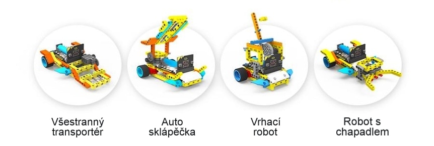 Programovatelné vozítko Running:bit kompatibilní s LEGO® projekty