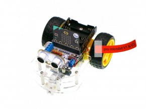 Chytrý micro:bit robot s motor:bit s micro:bit V2