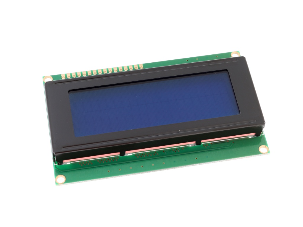 Distar LCD displej 20x4 modrý s podsvětlením AD145