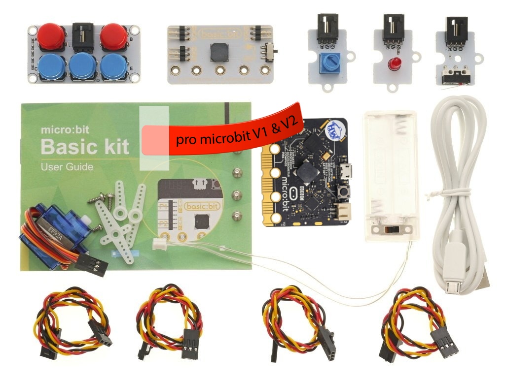ElecFreaks BBC micro:bit Basic Kit Varianta kitu: s deskou micro:bit V2.21